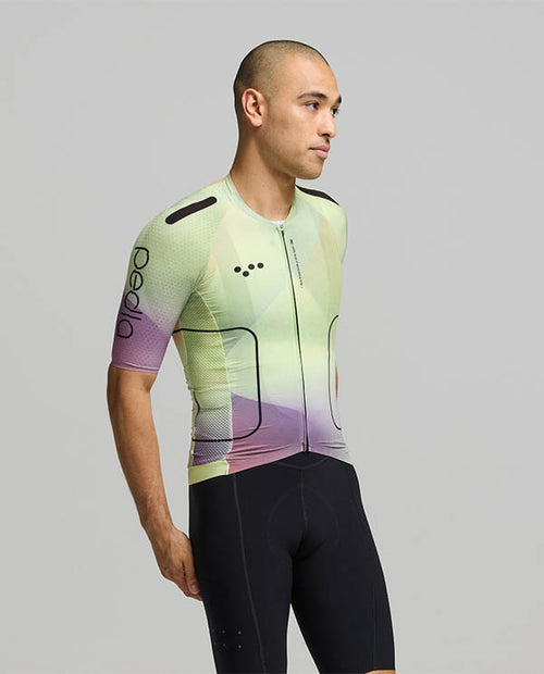 Pedla 車衣Pro Pursuit 2.0 Jersey Motion Lime 男款 城市黃/紫