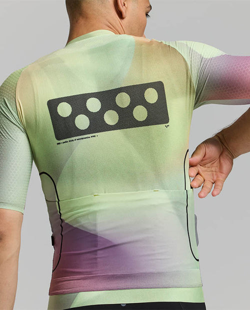 Pedla 車衣Pro Pursuit 2.0 Jersey Motion Lime 男款 城市黃/紫