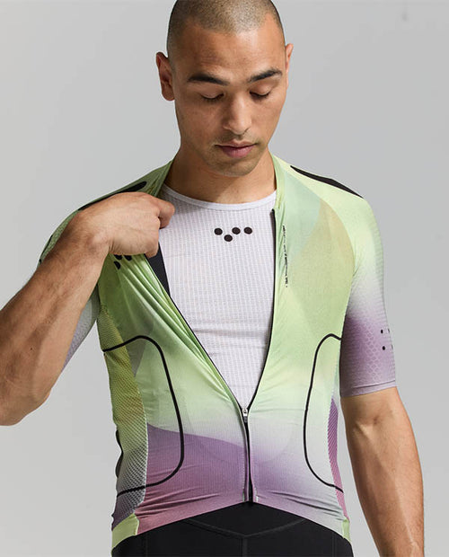 Pedla 車衣Pro Pursuit 2.0 Jersey Motion Lime 男款 城市黃/紫