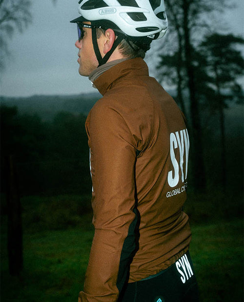 Biehler 全防雨外套Syndicate Defender Stay Dry Jacket Pale Rust 男女共版 棕