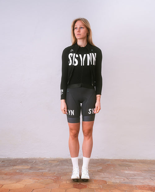 Biehler 薄刷毛長袖車衣Syndicate Training LS Jersey Black 女款 黑 (2025)