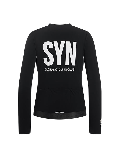 Biehler 薄刷毛長袖車衣Syndicate Training LS Jersey Black 女款 黑 (2025)