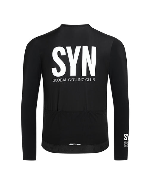 Biehler 薄刷毛長袖車衣Syndicate Training LS Jersey Black 男款 黑 (2025)