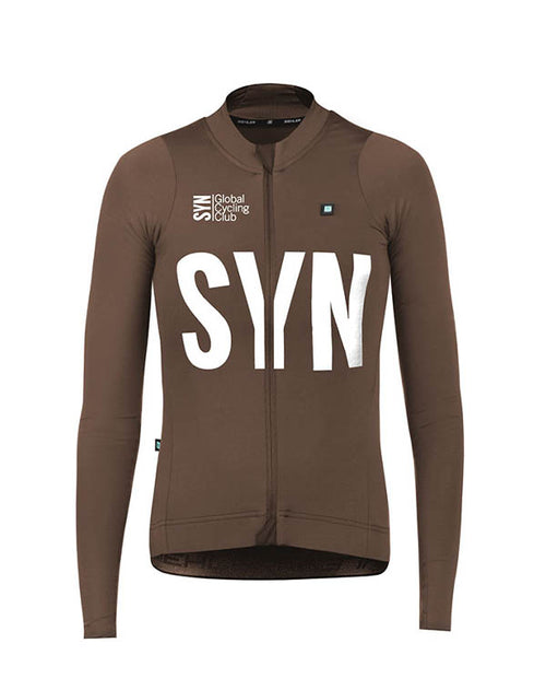 Biehler 中量長袖車衣Syndicate Training LS Jersey Pimento 女款 咖啡