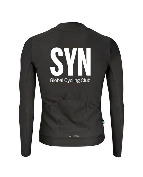 Biehler 長袖車衣Syndicate Training LS Jersey Black 男款 黑