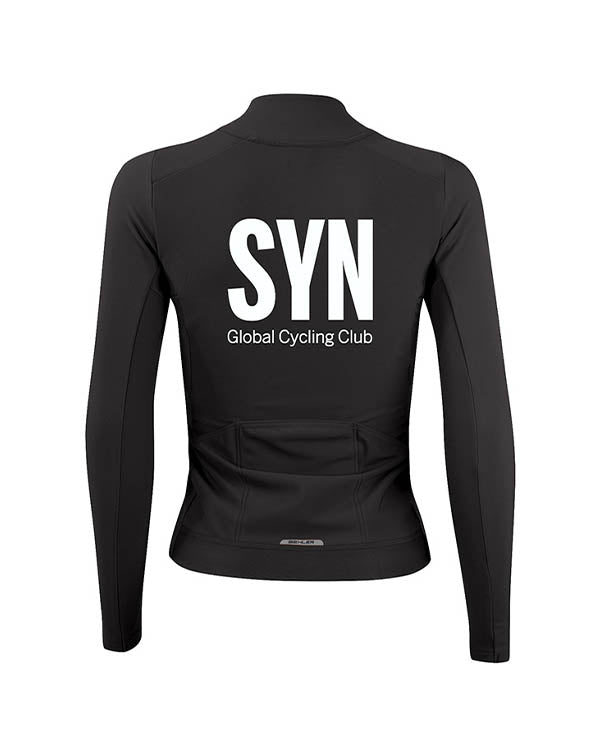 Biehler 長袖車衣Syndicate Training LS Jersey Black 女款 黑