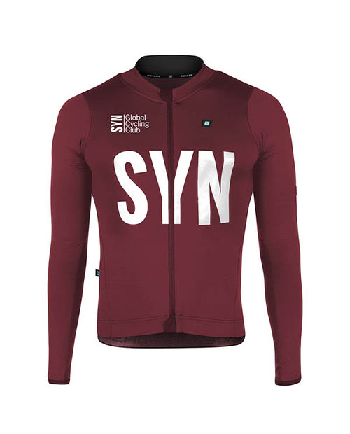 Biehler 長袖車衣Syndicate Training LS Jersey Crimson 男款 緋紅