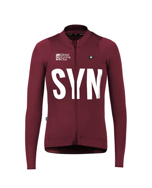 Biehler 長袖車衣Syndicate Training LS Jersey Crimson 女款 緋紅