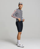 Pedla 車衣HoundsKNIT Training Jersey Monochrome 薄長袖 男款 黑白小千鳥格紋