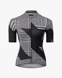 Pedla 車衣HoundsKNIT Training Jersey Black Offset 女款 黑白大千鳥格