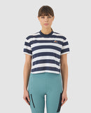 Café du Cycliste 車衣Sandrine Jersey Mariniere 女款 海軍藍白條紋