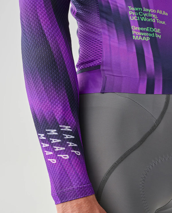 MAAP 車衣 Mens World Tour Pro Air LS Jersey 市售版 長袖 男款 紫