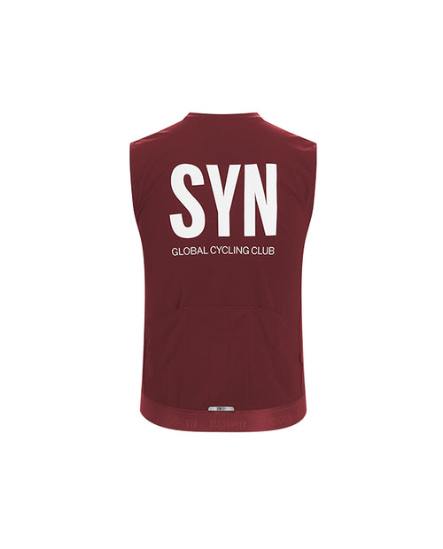 Biehler 防風背心Syndicate Training Vest 2.0 Merlot 男款 酒紅