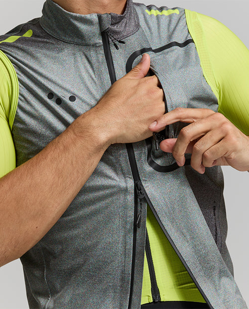 Pedla 防雨背心Pro Deflect Gilet Motion Graphite 男款 漸層灰