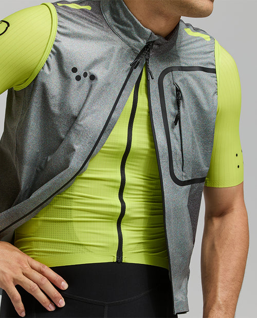 Pedla 防雨背心Pro Deflect Gilet Motion Graphite 男款 漸層灰