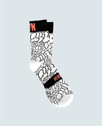 Biehler 車襪 Design Lab Socks 黑白滿版塗鴉