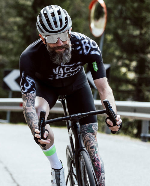 Q36.5 車衣 Gregarius Pro Vaccaboia Jersey Black 男款 黑