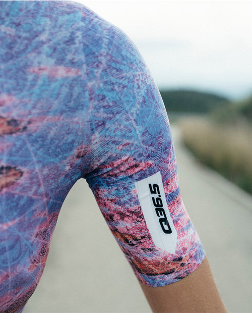 Q36.5 車衣 Gregarius Damascato Jersey Women Purple 女款 大馬士革圖騰粉紫