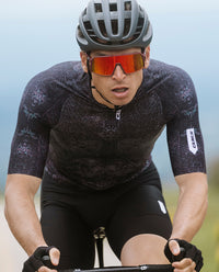 Q36.5 車衣 Gregarius Pro Damascato Jersey Black 男款 大馬士革圖騰黑