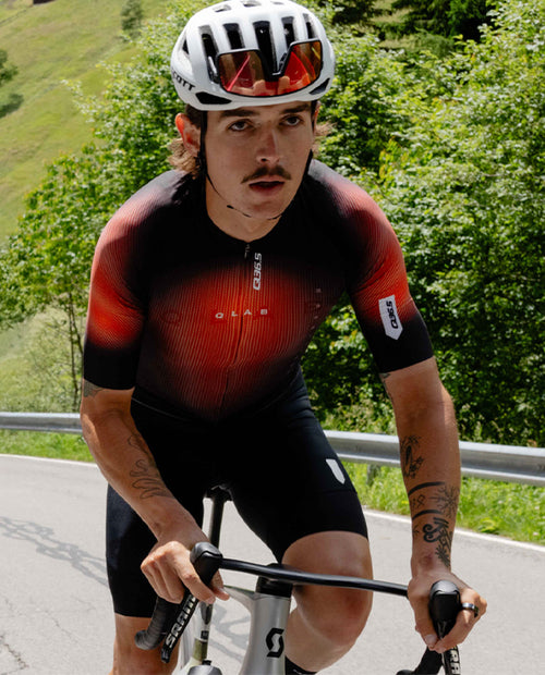 Q36.5 車衣 Gregarius Clima QLAB Jersey Red 男款 黑紅