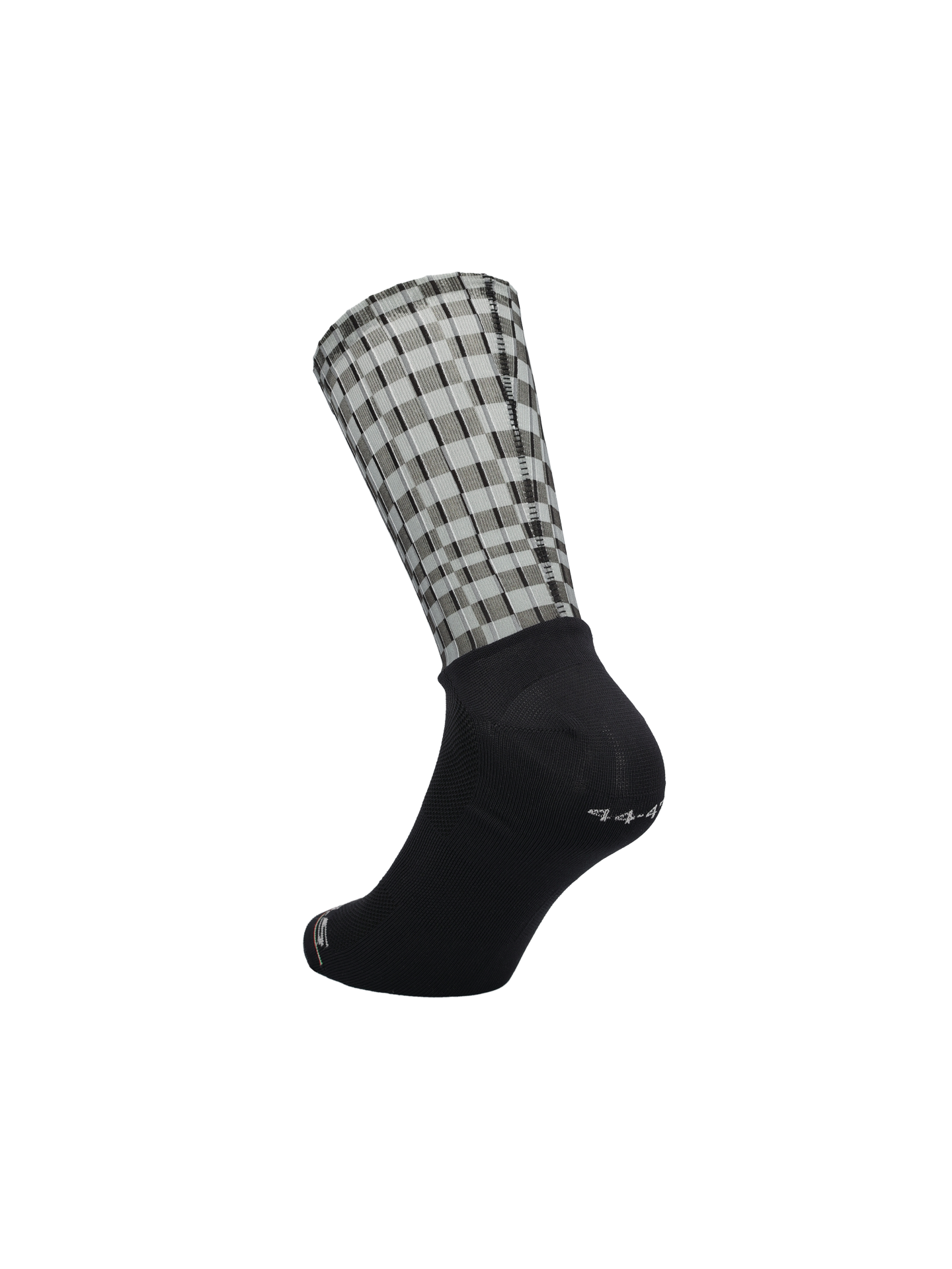 Q36.5 車襪Aero Socks Check Grey 黑白格