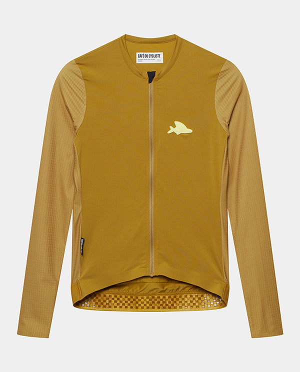 Café du Cycliste 車衣 Andrea Superlight LS Jersey Golden Olive 長袖 男款 金