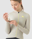 Café du Cycliste 車衣 Constance LS Jersey Puddle 長袖 女款 淺灰格