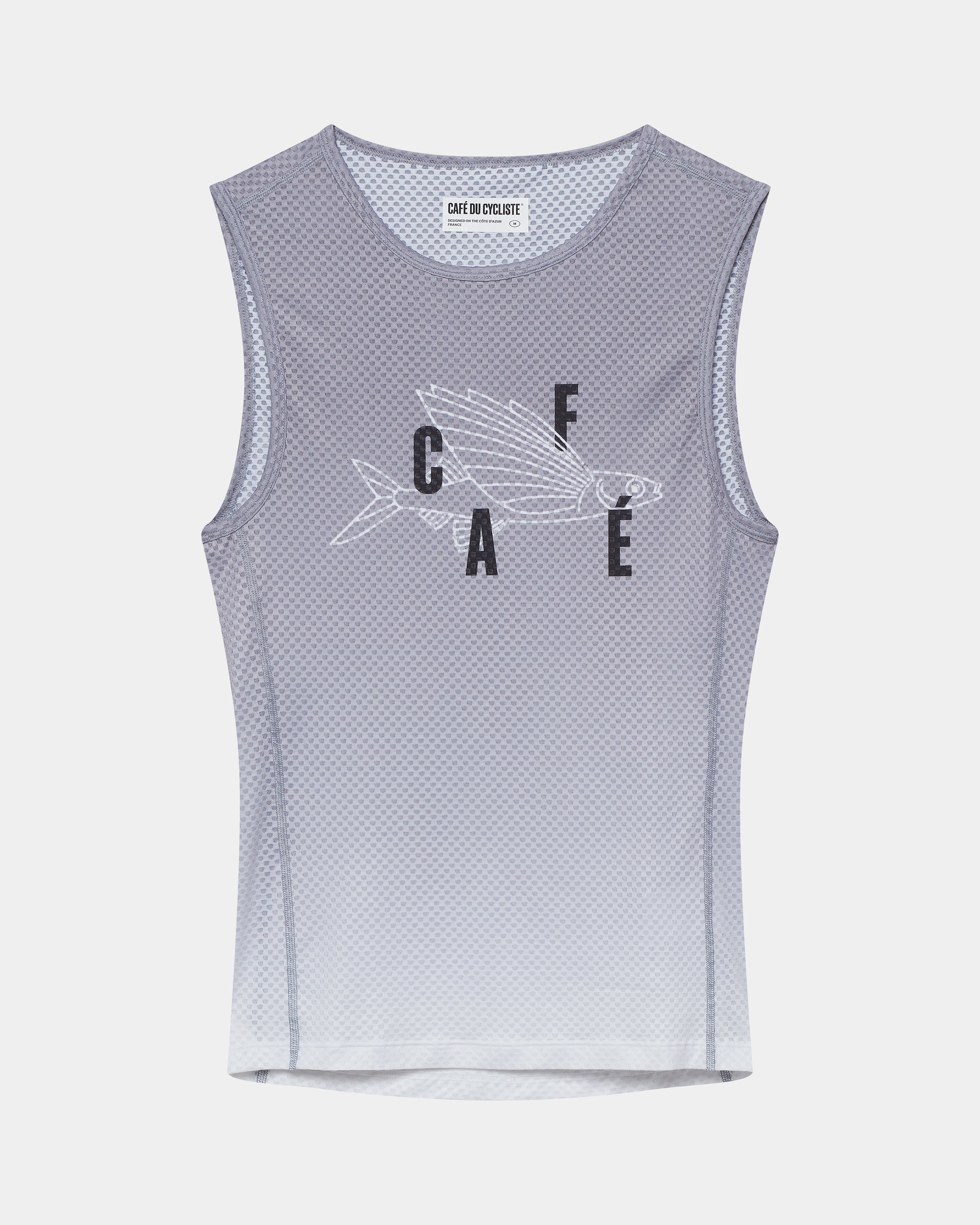 Café du Cycliste 底衫 Liliane Sleeveless Super Light Base Layer Storm 無袖 男款 灰