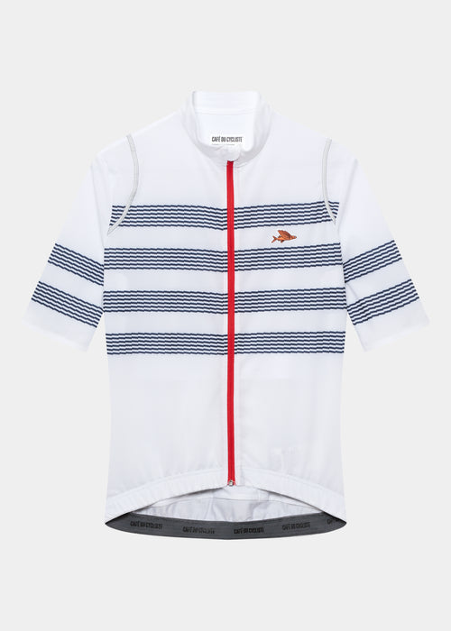 Café du Cycliste 車衣 Audax Mona V2 Superlight Jersey ClassicWhite 女款 經典藍白