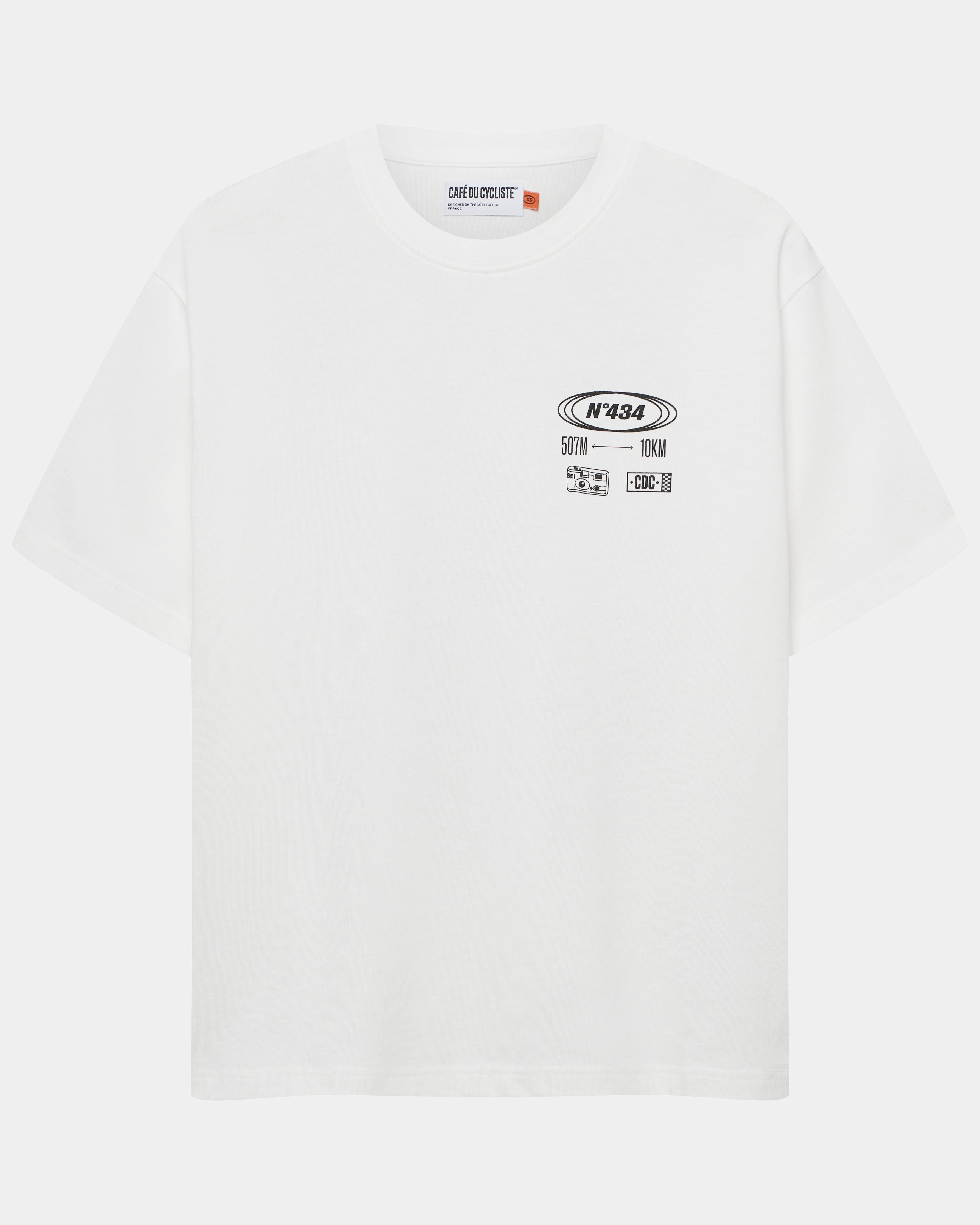 Café du Cycliste T-Shirt Col Eze Explore 白