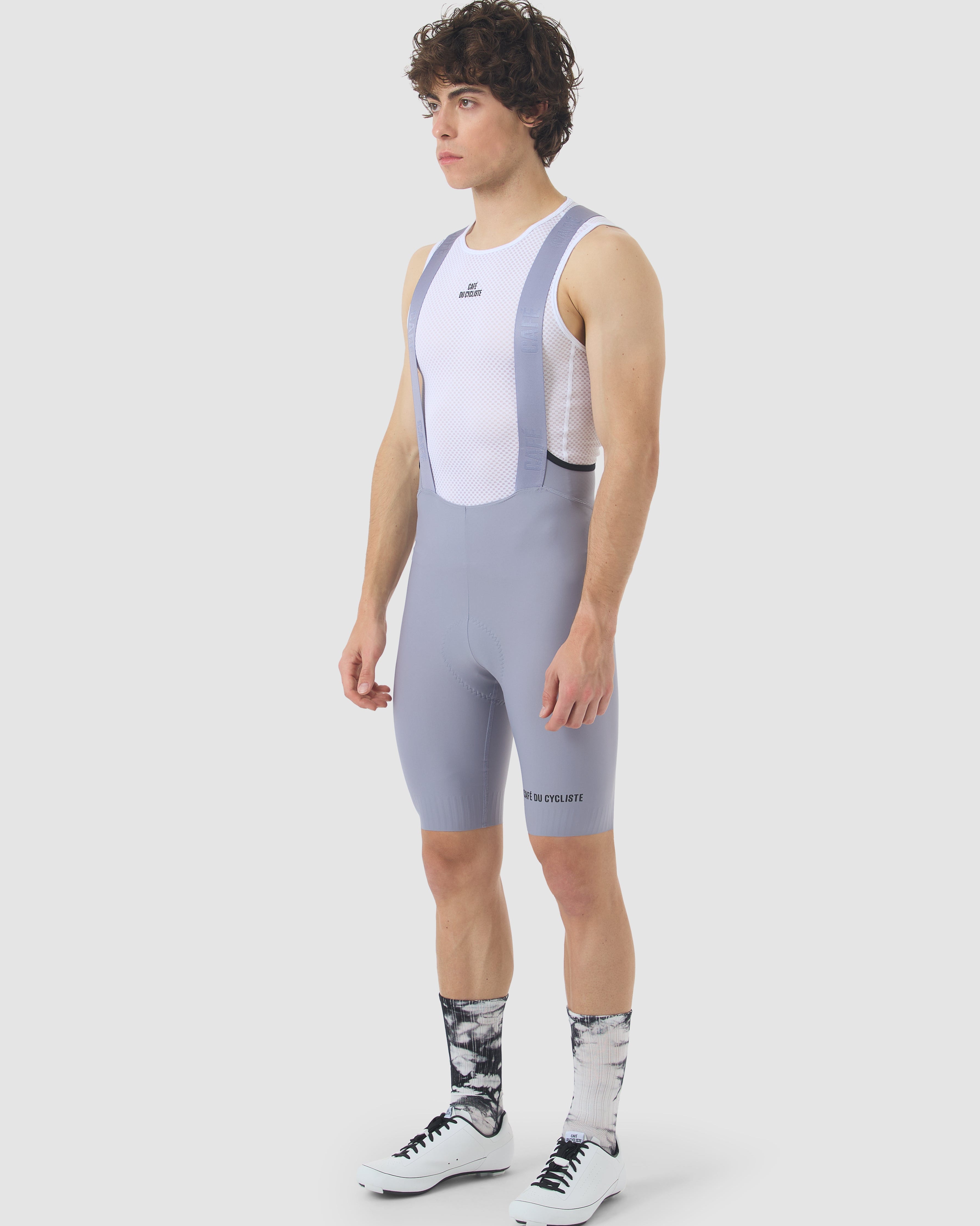 Café du Cycliste 車褲 Marinette V4 Bib Shorts Storm 男款 淺灰