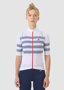 Café du Cycliste 車衣 Audax Mona V2 Superlight Jersey ClassicWhite 女款 經典藍白