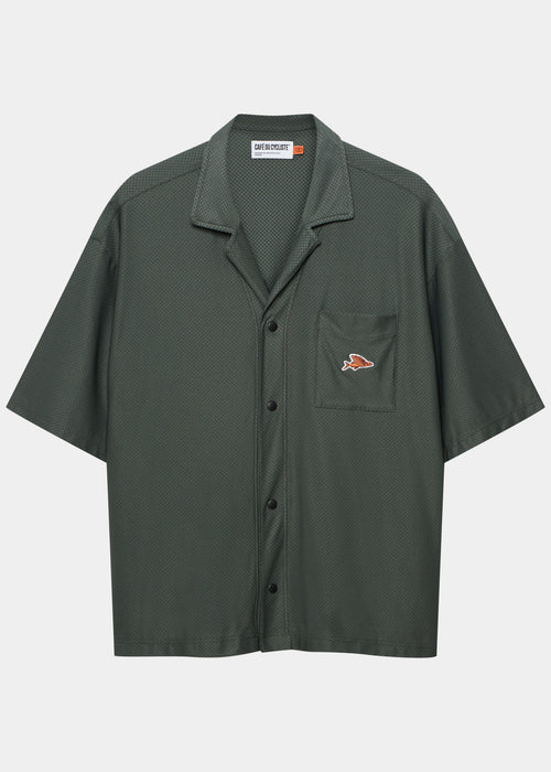 Café du Cycliste 休閒車衣 Gladys Ultralight Shirt Khaki 男女共版 卡其綠