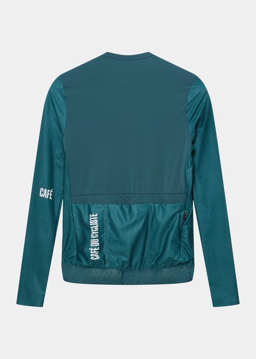 Café du Cycliste 車衣 Andrea Superlight LS Jersey Dark Sea 長袖 女款 深綠