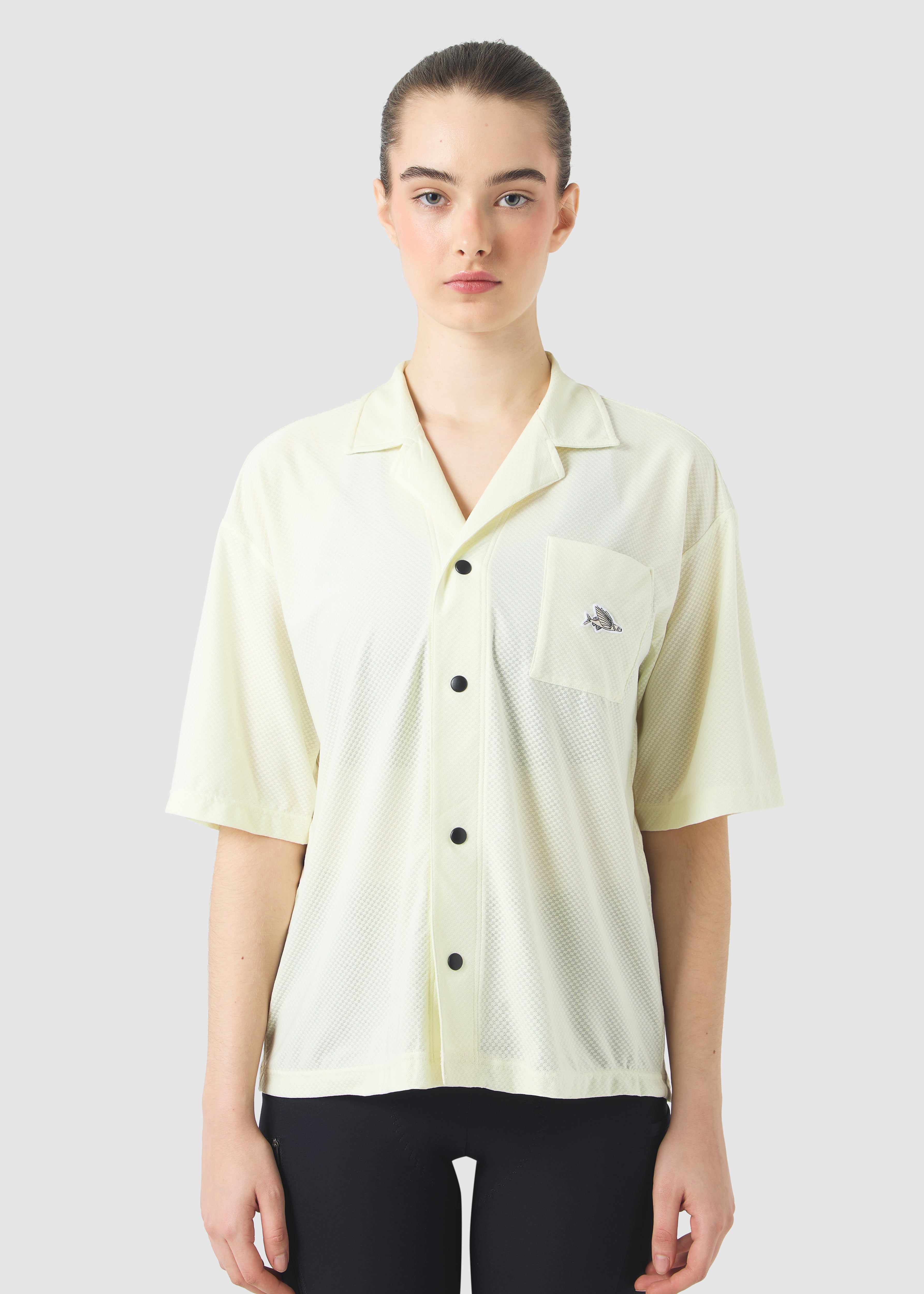Café du Cycliste 休閒衫 Gladys Ultralight Shirt Glaze 男女共版 米