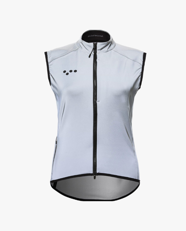 Pedla 背心Elevate RideFlash Gilet Reflective反光防水背心 女款 銀