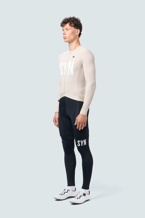 SYN 薄長口袋車褲 Training Bib Tights 2.0 Black 男款 黑