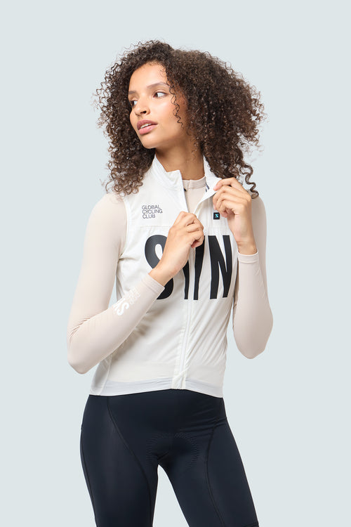 SYN 防潑背心 Training Stow Away Gilet 2.0 White 女款 白