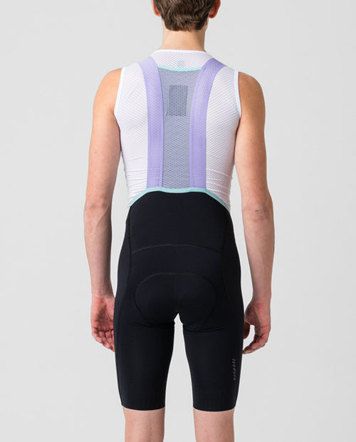 Isadore 車褲 Alternative Bib Shorts Black Purple 男款 黑