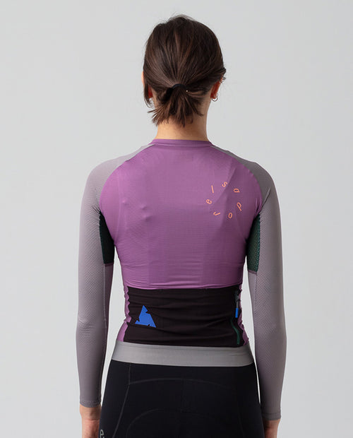 Isadore 薄長袖車衣 Alternative Ultralight Long Sleeve Jersey Amethyst 女款 紫