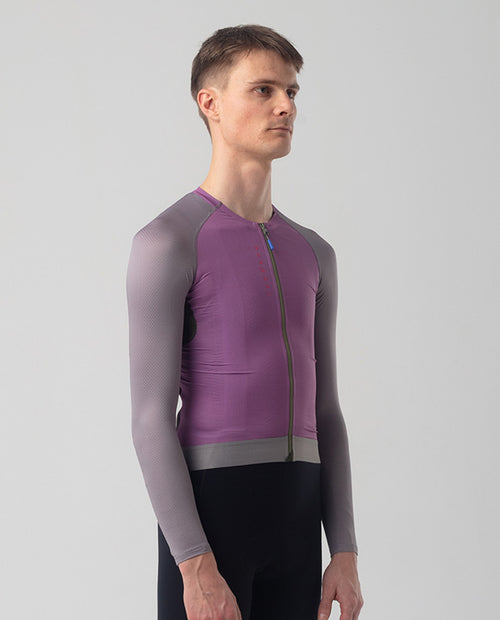 Isadore 薄長袖車衣 Alternative Ultralight Long Sleeve Jersey Amethyst 男款 紫