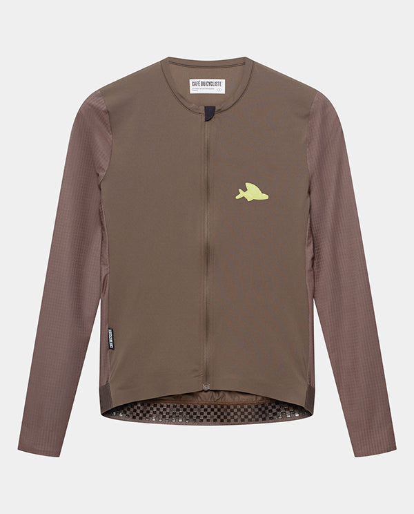 Café du Cycliste 車衣 Andrea Superlight LS Jersey Carob 長袖 女款 棕