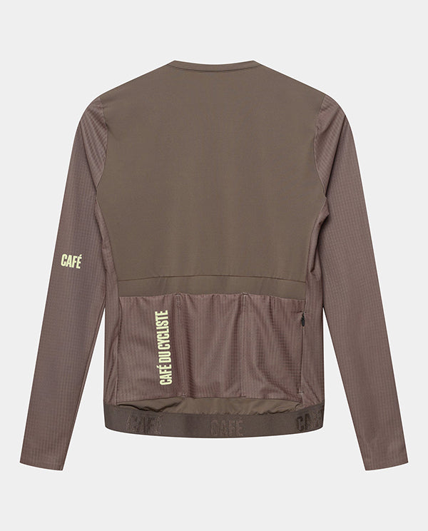 Café du Cycliste 車衣 Andrea Superlight LS Jersey Carob 長袖 女款 棕