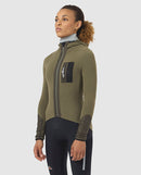 Café du Cycliste 車衣Audax Ingrid LS Jersey V2 Moss Green 長袖 女款 卡其綠