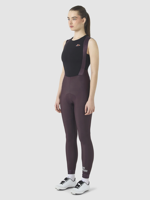 Café du Cycliste 車褲 Marie V2 Cycling Bib Tights Red Moss 全長 女款 暗紅