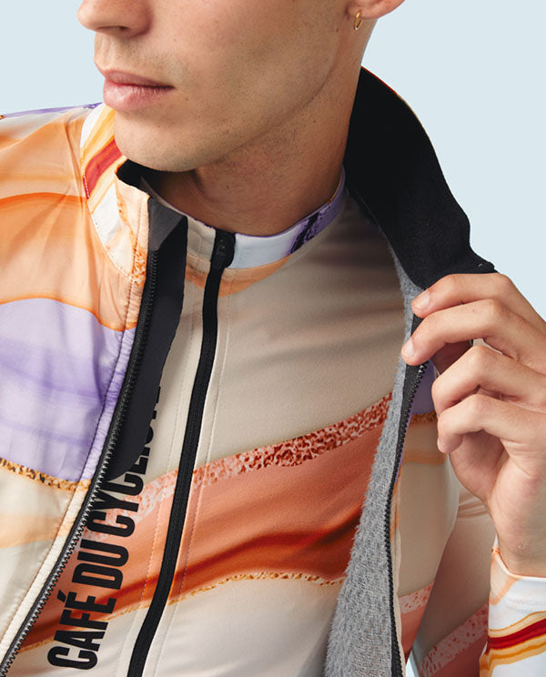 Café du Cycliste 工坊背心 Ines Thermail Gilet Onxy 男款 瑪瑙紋