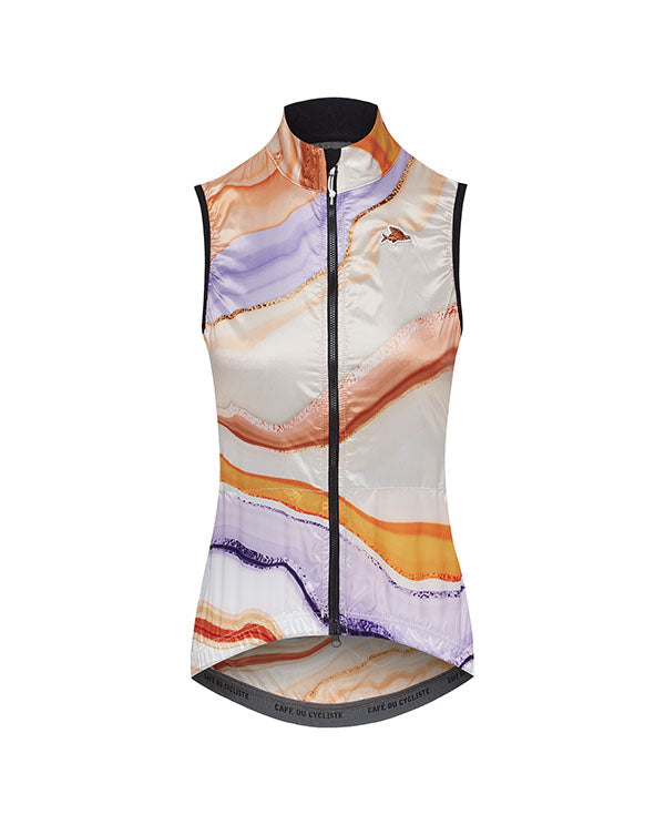 Café du Cycliste 工坊背心 Ines Thermail Gilet Onxy 女款 瑪瑙紋