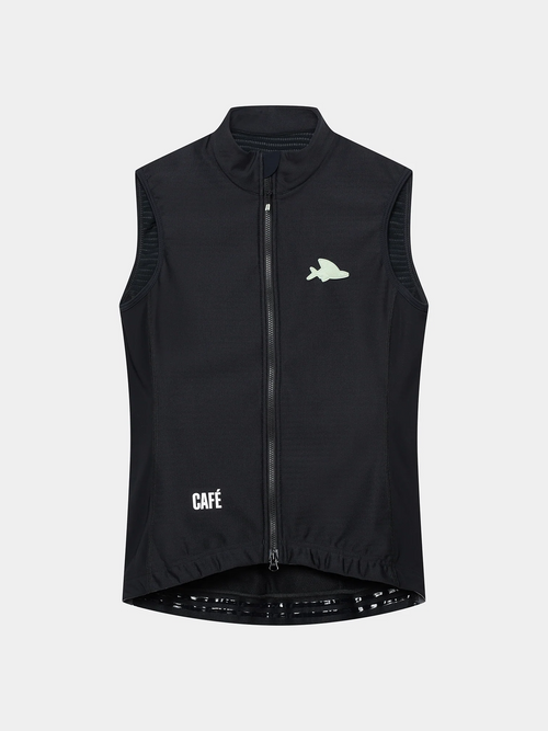 Café du Cycliste 背心 Sibille Thermal Gilet Raven 女款 黑