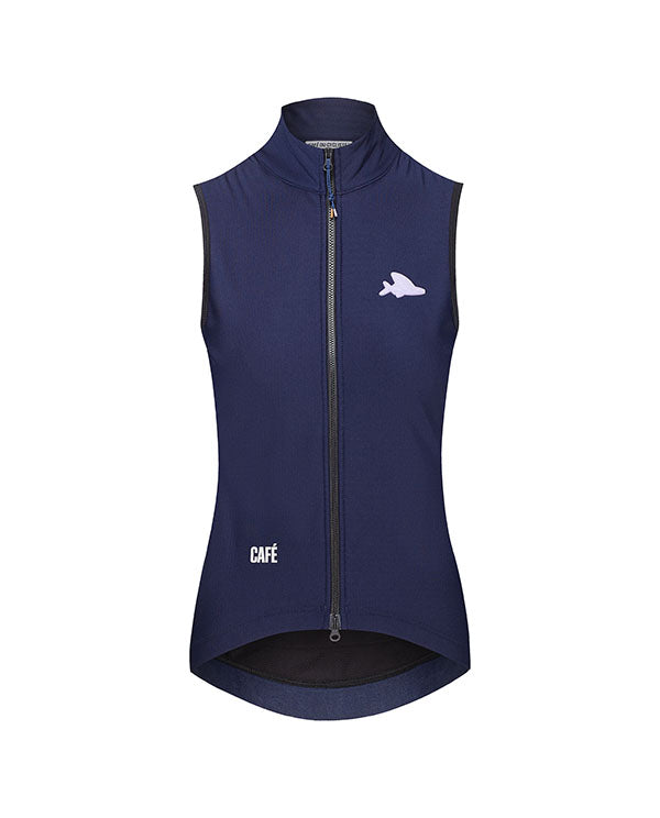 Café du Cycliste 背心 Sibille Thermal Gilet Navy 女款 深藍