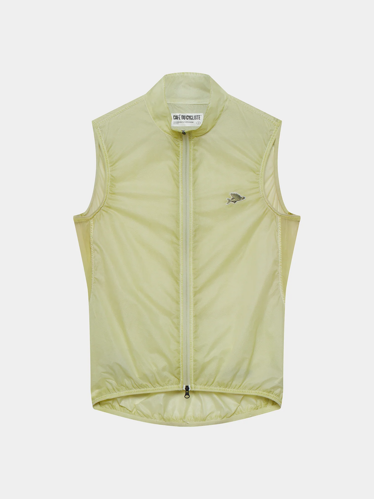 Café du Cycliste 防風背心 Norine Windproof Gilet Cold Dye Hay Green 男款 冷染牧草綠